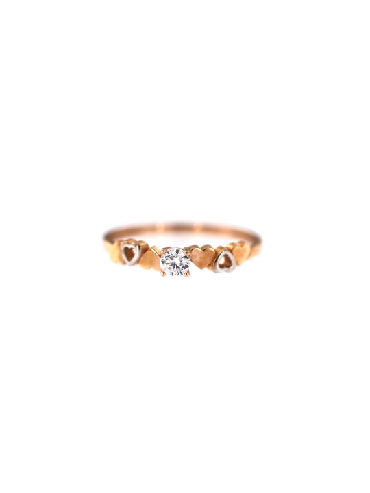 Rose gold engagement ring DRS01-04-03 16MM