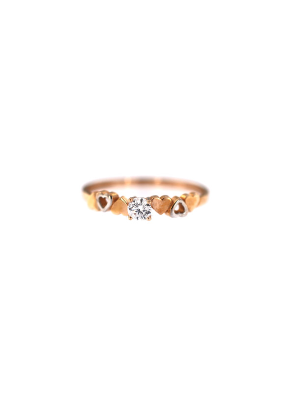 Rose gold engagement ring DRS01-04-03 16MM