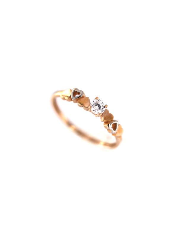 Rose gold engagement ring DRS01-04-03 16MM