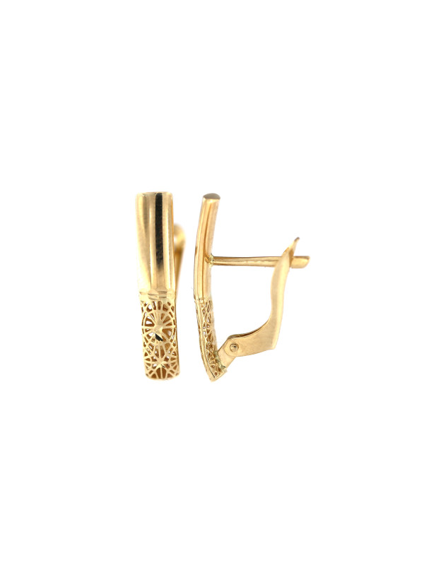 Yellow gold earrings BGA05-02-02