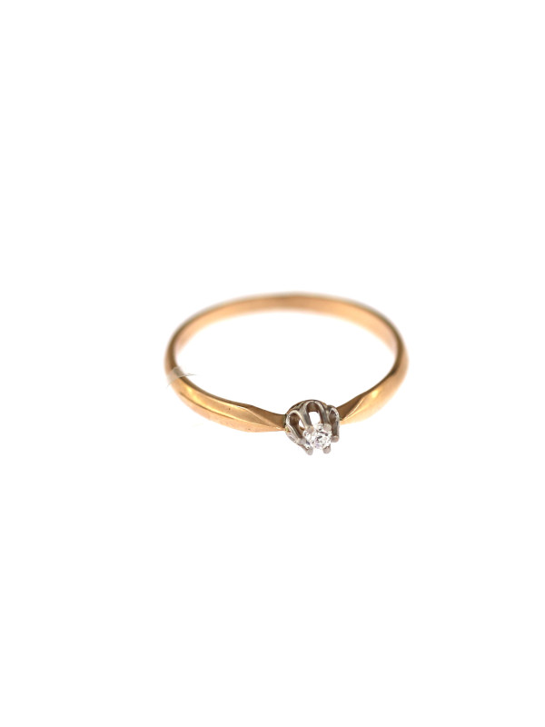 Rose gold engagement ring DRS01-10-05