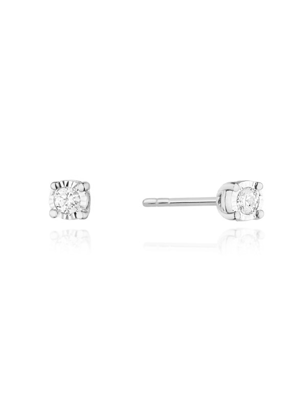White gold diamond earrings BBBR01-03-10