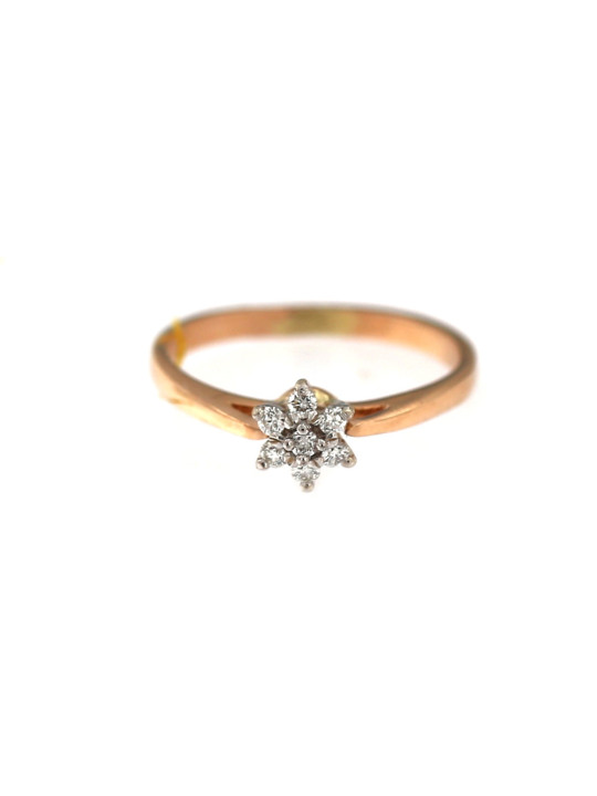 Rose gold zirconia ring DRS01-13-04