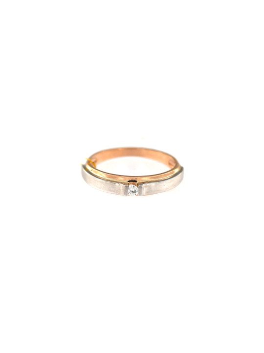 Rose gold engagement ring DRS01-16-20