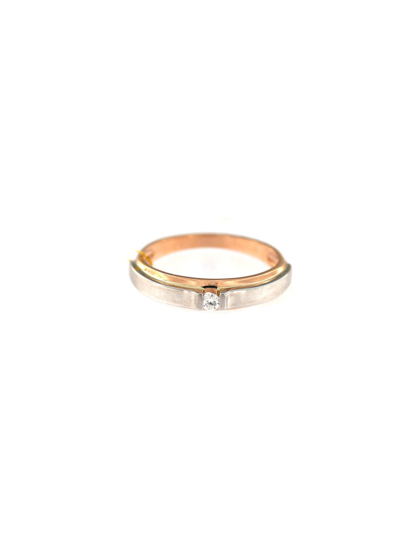 Rose gold engagement ring DRS01-16-20