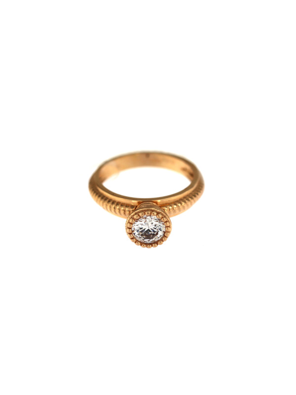 Rose gold engagement ring DRS01-17-08