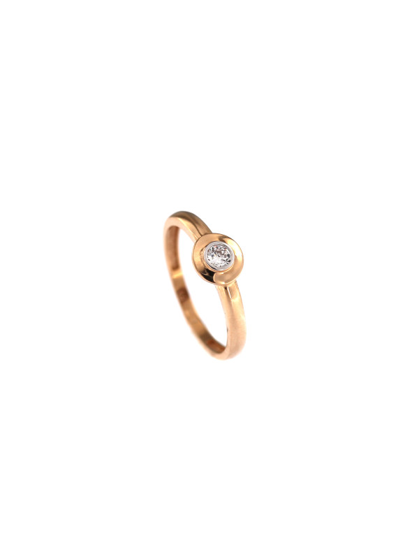 Rose gold engagement ring DRS01-17-22
