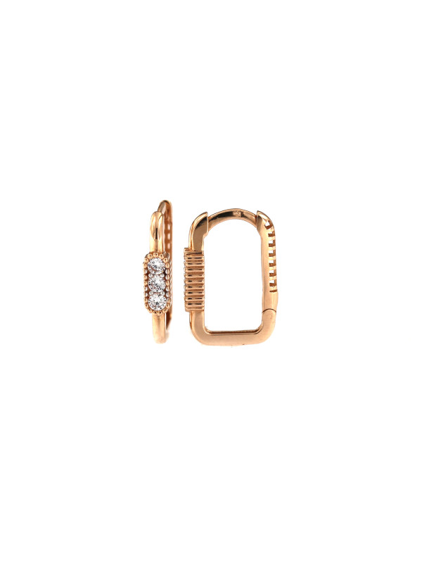 Rose gold earrings BRK01-03-08
