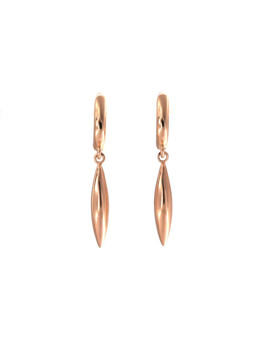 Rose gold drop earrings BRA05-02-28