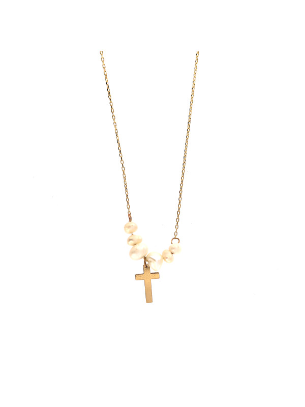 Yellow gold pendant necklace CPG04-02