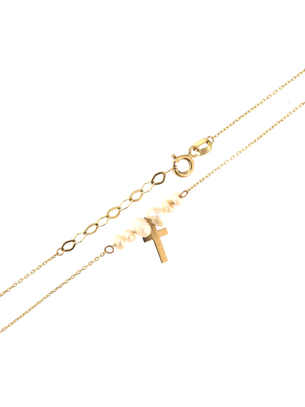 Yellow gold pendant necklace CPG04-02