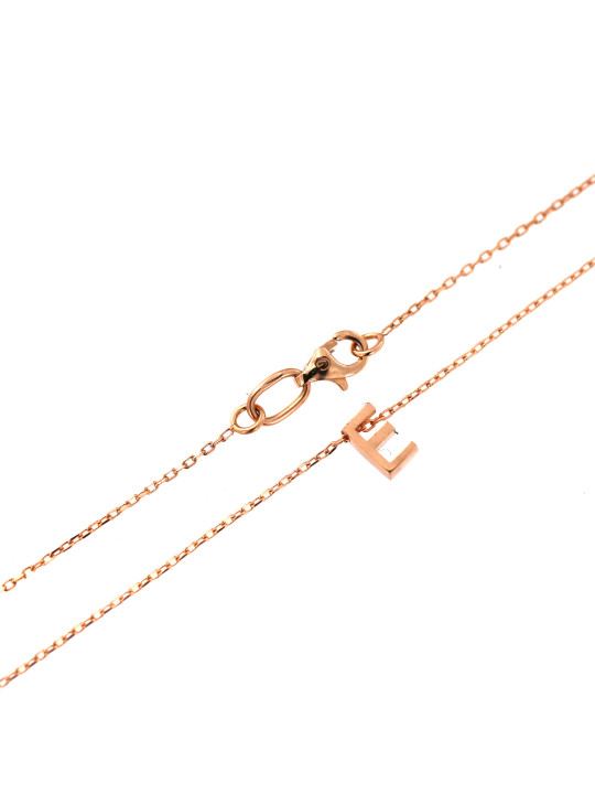 Rose gold pendant necklace CPR33-E-02
