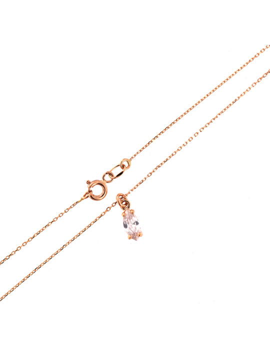 Rose gold pendant necklace CPR05-06