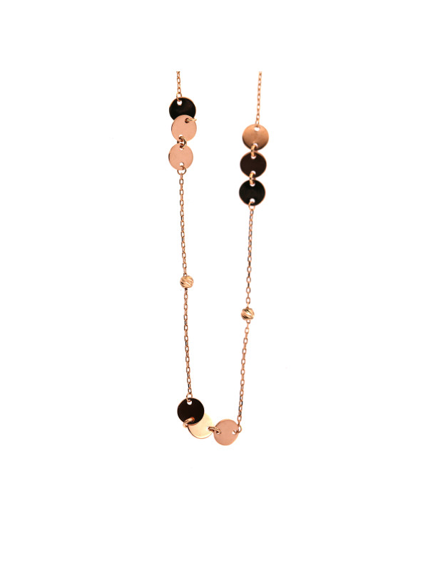 Rose gold pendant necklace CPR24-12