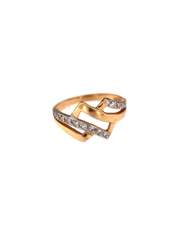 Rose gold zirconia ring DRC10-06