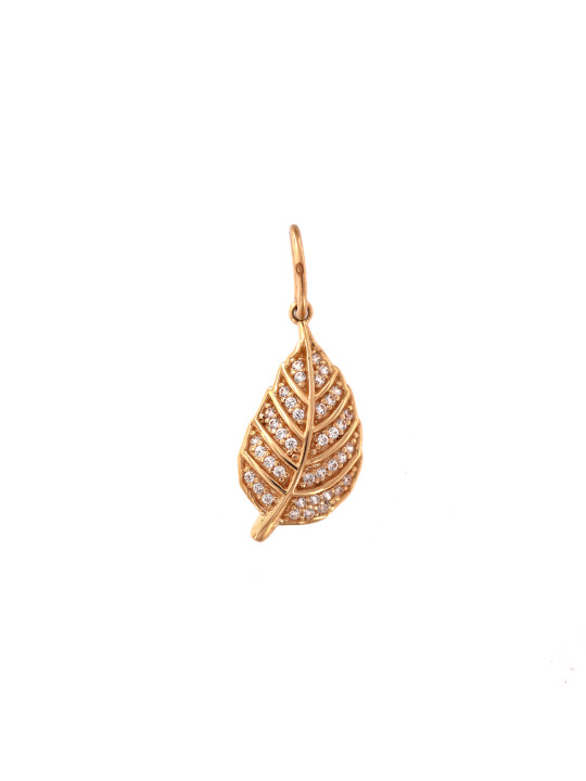 Rose gold leaf pendant ARF04-06