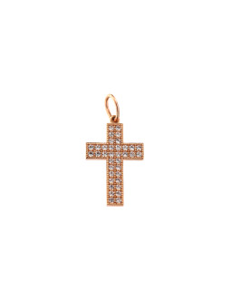 Rose gold cross pendant ARK04-45