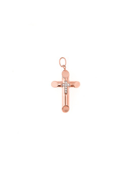 Rose gold cross pendant ARK04-53