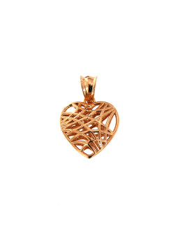 Rose gold heart pendant ARS01-55