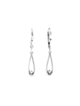 White gold drop earrings BBA03-07-01