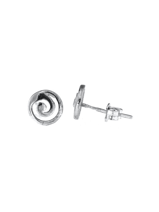 White gold pin earrings BBV02-03-01