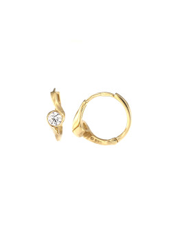 Yellow gold hoop earrings BGR01-02-04