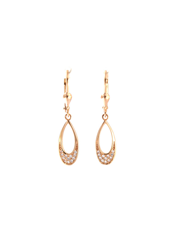Rose gold drop earrings BRA05-02-32
