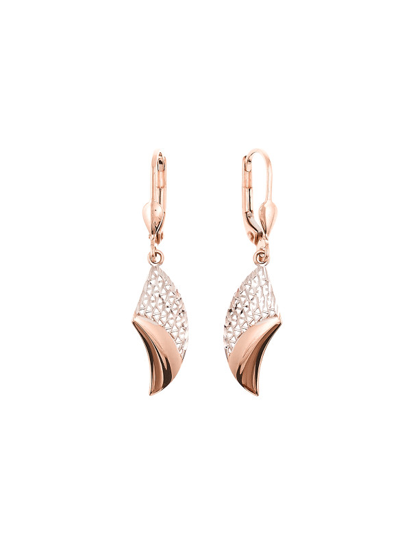 Rose gold drop earrings  BRA05-03-04
