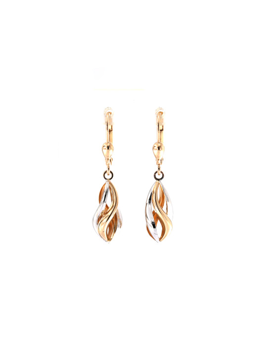 Rose gold drop earrings  BRA05-09-17
