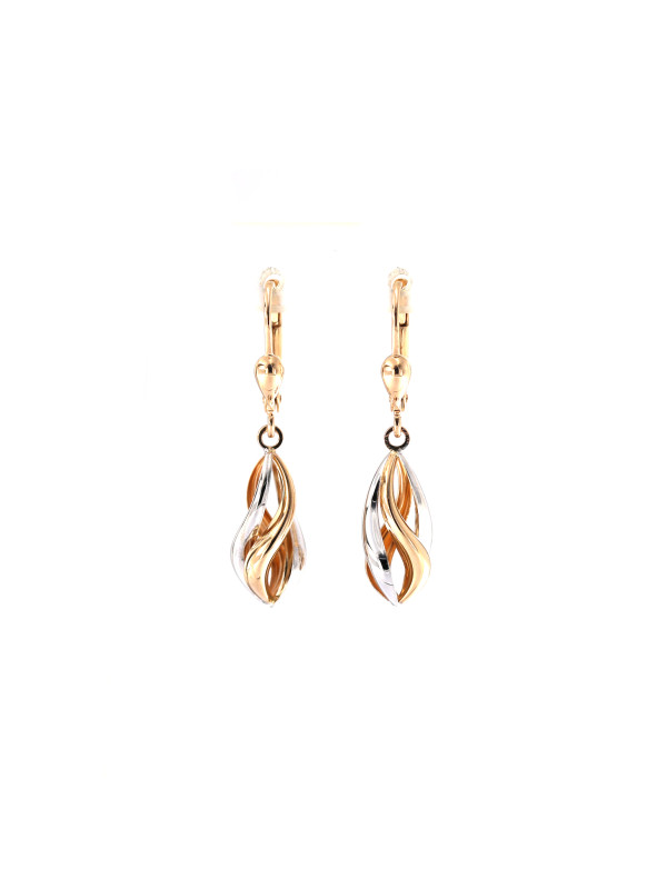Rose gold drop earrings  BRA05-09-17