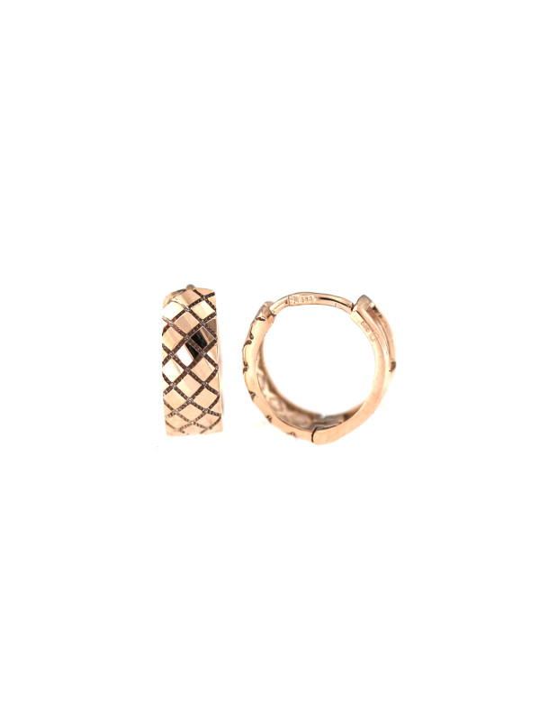 Rose gold earrings BRR01-17-08