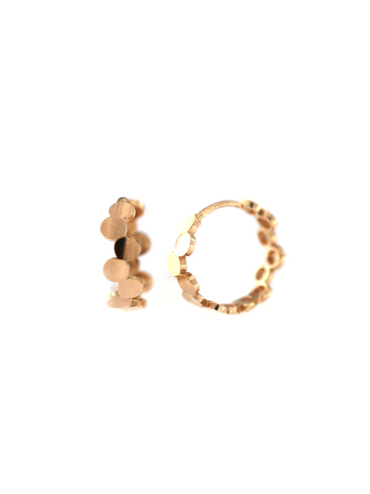Rose gold earrings BRR01-17-11