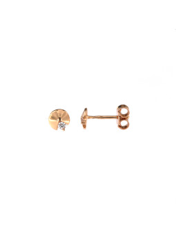 Rose gold stud earrings BRV04-01-16