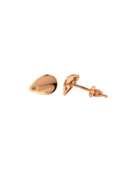 Rose gold stud earrings BRV04-07-05