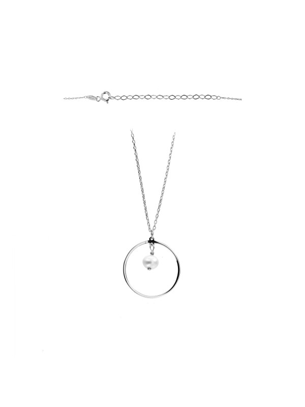 White gold pendant necklace CPB09-04