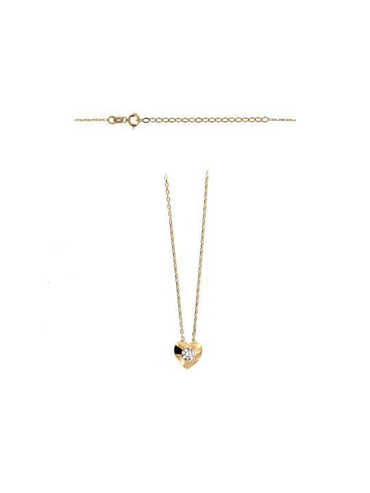 Yellow gold pendant necklace CPG03-15