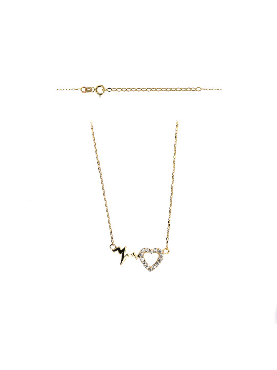 Yellow gold pendant necklace CPG03-16
