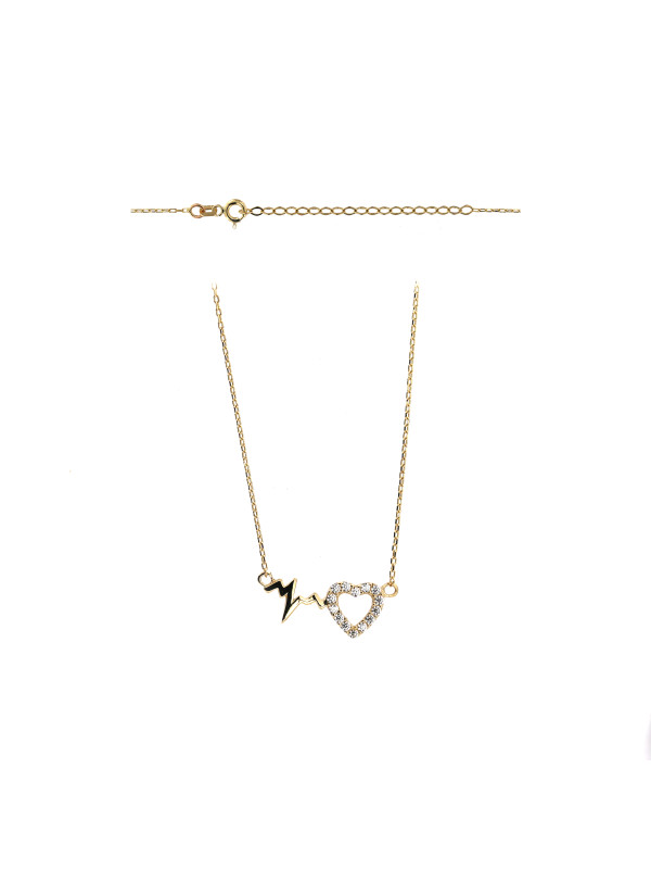 Yellow gold pendant necklace CPG03-16