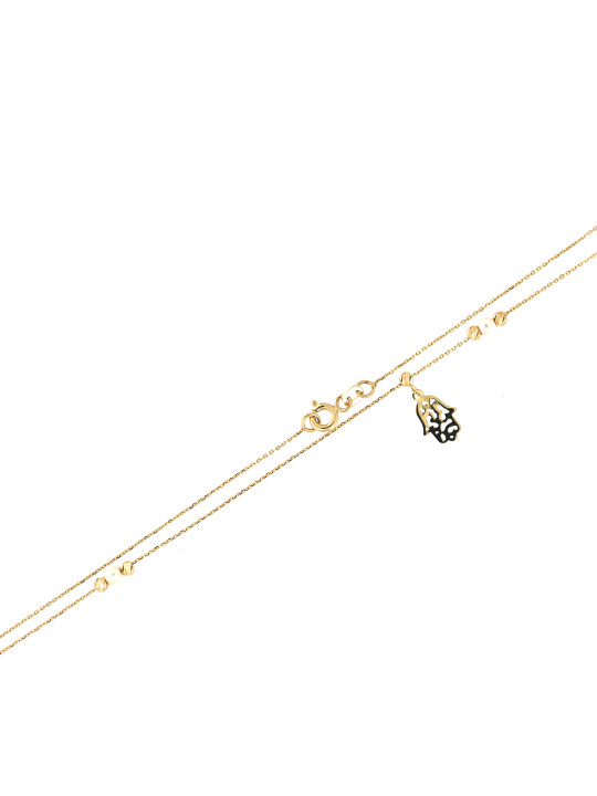 Yellow gold pendant necklace CPG29-01
