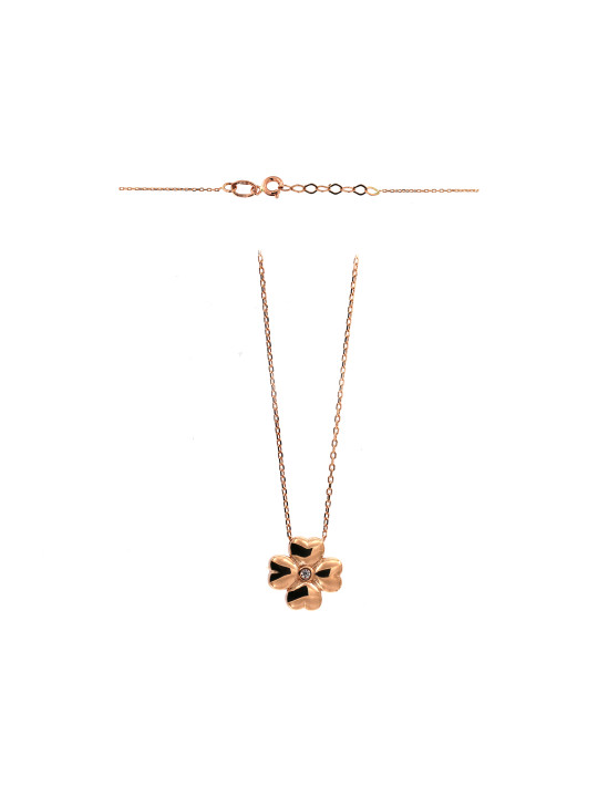 Rose gold pendant necklace CPR14-14