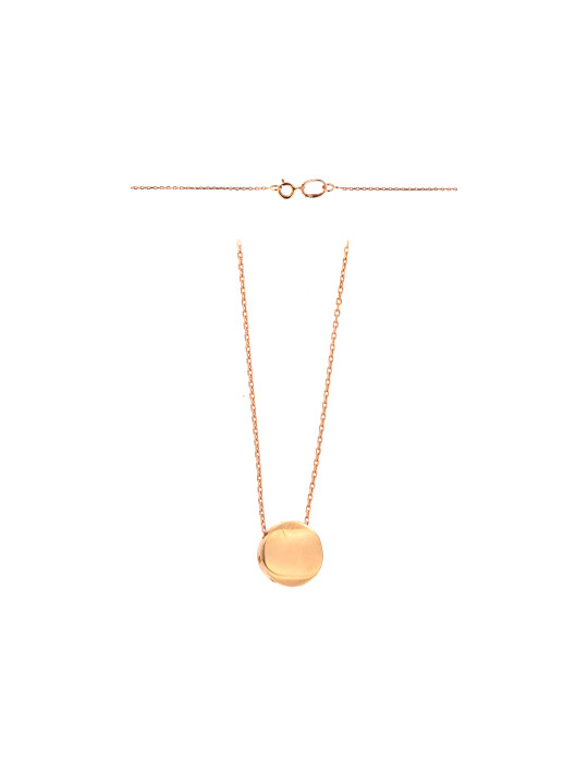 Rose gold pendant necklace CPR22-08
