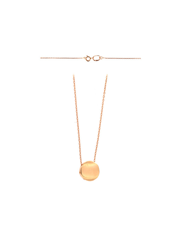 Rose gold pendant necklace CPR22-08