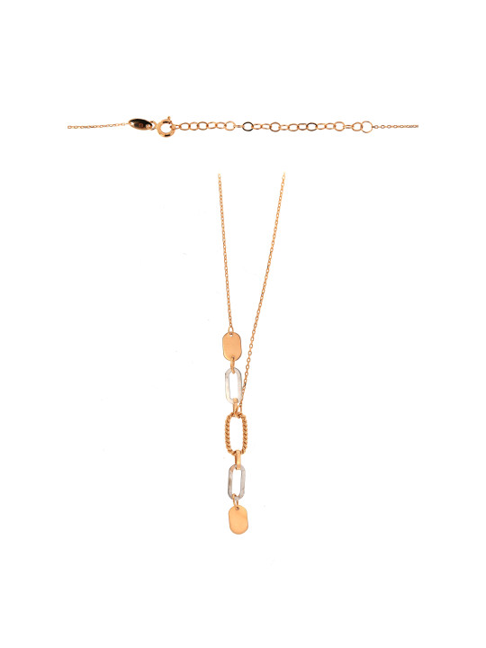 Rose gold pendant necklace CPR32-04