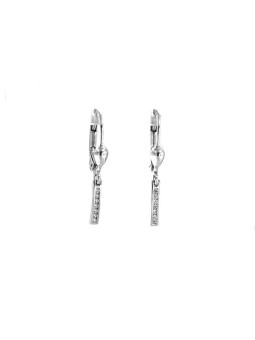 White gold drop earrings  BBA03-08-01