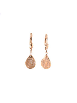 Rose gold drop earrings BRA05-02-37