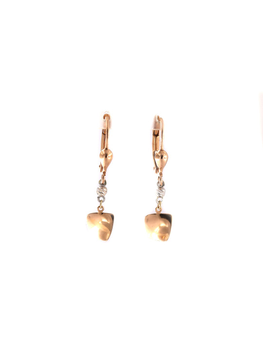 Rose gold drop earrings BRA05-14-05
