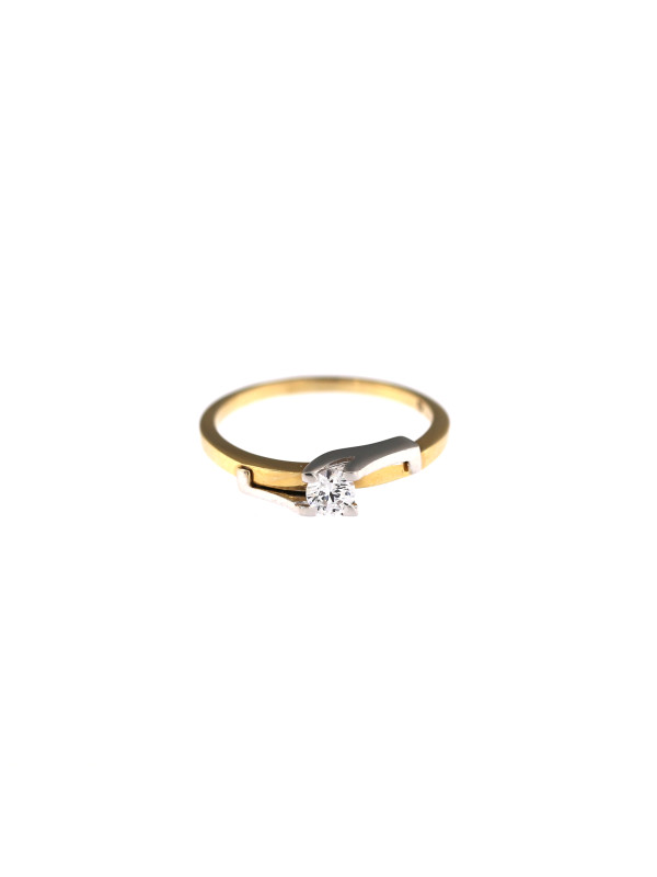 Yellow gold engagement ring DGS01-01-16