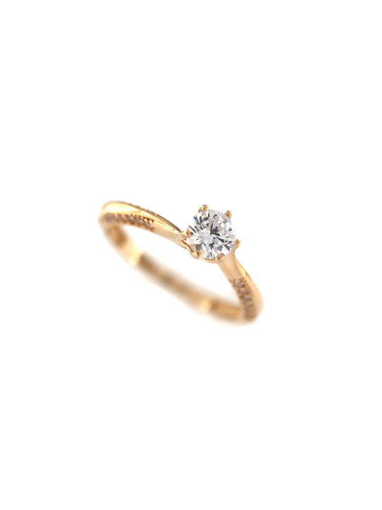 Rose gold zirconia ring DRS03-07-14