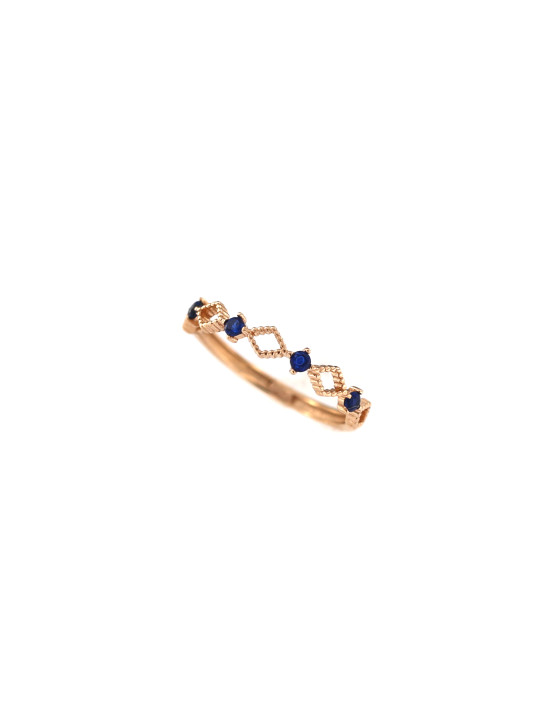 Rose gold zircon ring DRA02-05 16MM