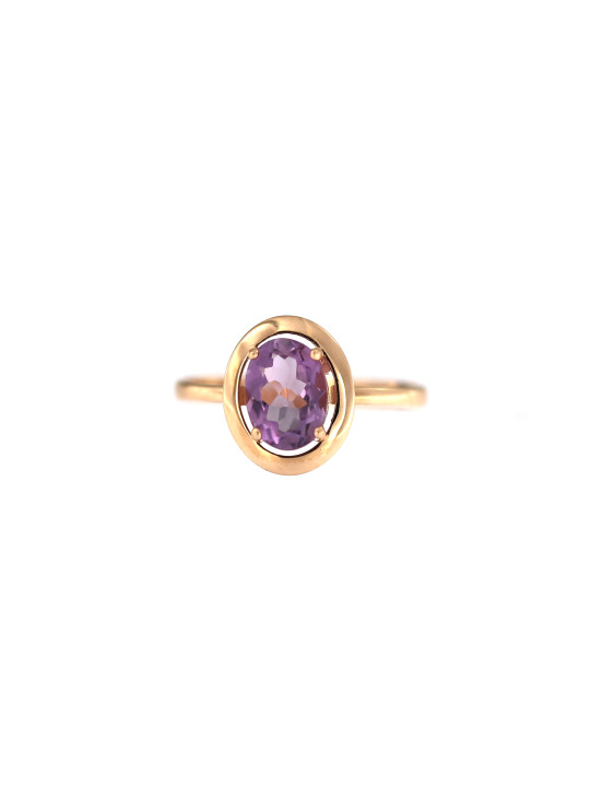 Rose gold ring with tanzanite DRA03-05